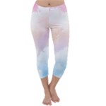 Morning Sky Love Capri Winter Leggings 