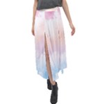 Morning Sky Love Velour Split Maxi Skirt