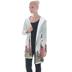 Longline Hooded Cardigan 