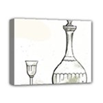 Wine Glass And Decanter Deluxe Canvas 14  x 11  (Stretched)