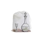 Wine Glass And Decanter Drawstring Pouch (Small)
