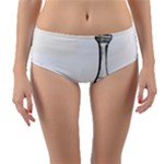 Wine Glass And Decanter Reversible Mid-Waist Bikini Bottoms