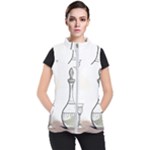 Wine Glass And Decanter Women s Puffer Vest