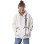 Wine Glass And Decanter Kids  Oversized Hoodie