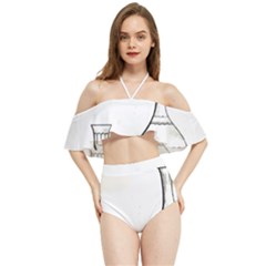 Halter Flowy Bikini Set  