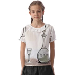 Kids  Frill Chiffon Blouse 