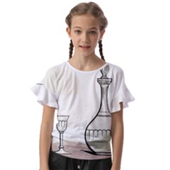 Kids  Cut Out Flutter Sleeves 