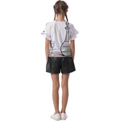 Kids  Cut Out Flutter Sleeves 