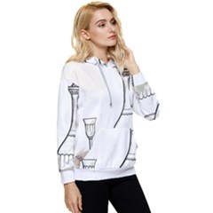 Women s Lightweight Drawstring Hoodie 