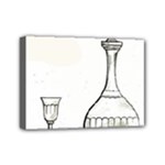 Wine Glass And Decanter Mini Canvas 7  x 5  (Stretched)
