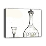 Wine Glass And Decanter Deluxe Canvas 16  x 12  (Stretched) 