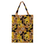 Folk flowers art pattern  Classic Tote Bag