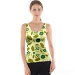 Folk flowers art pattern Floral  Tank Top