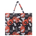 Zipper Large Tote Bag 