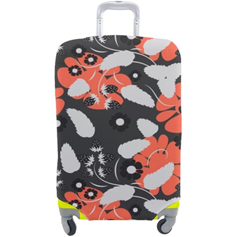 Folk flowers art pattern Floral   Luggage Cover (Large) from ArtsNow.com