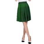 Zappwaits-green A-Line Skirt