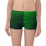 Zappwaits-green Boyleg Bikini Bottoms
