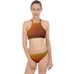 Zappwaits - Color Gradient Racer Front Bikini Set