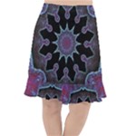 Framed Mandala Fishtail Chiffon Skirt