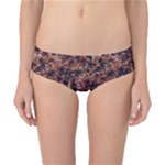 Warm Abstract Surface Print Classic Bikini Bottoms