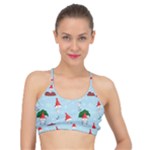 Funny Mushrooms Go About Their Business Basic Training Sports Bra