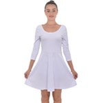 Untitled Design Quarter Sleeve Skater Dress