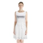 Untitled Design Sleeveless Waist Tie Chiffon Dress