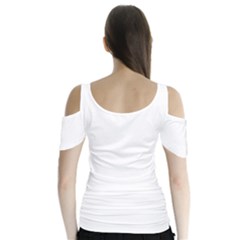 Butterfly Sleeve Cutout T-Shirt  