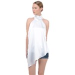Untitled Design Halter Asymmetric Satin Top