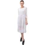 Untitled Design Ruffle End Midi Chiffon Dress