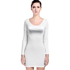 Long Sleeve Velvet Bodycon Dress 