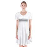 Untitled Design Short Sleeve V-neck Flare Dress