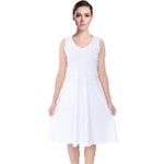 Untitled Design V-Neck Midi Sleeveless Dress 