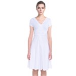 Untitled Design Short Sleeve Front Wrap Dress