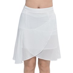 Chiffon Wrap Front Skirt 