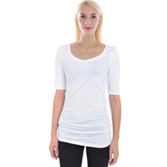 Wide Neckline T-Shirt 
