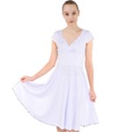 Untitled Design Cap Sleeve Front Wrap Midi Dress