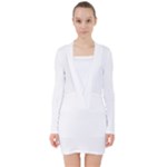 Untitled Design V-neck Bodycon Long Sleeve Dress
