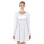 Untitled Design Long Sleeve Velvet V-neck Dress
