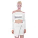 Untitled Design Off Shoulder Top with Mini Skirt Set