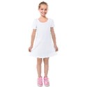 Kids  Short Sleeve Velvet Dress 