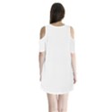 Shoulder Cutout Velvet One Piece 