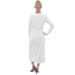 Velvet Maxi Wrap Dress 