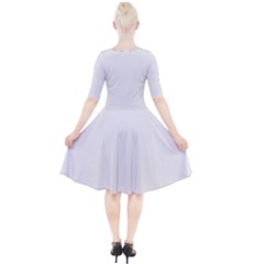 Quarter Sleeve A-Line Dress 
