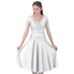 Untitled Design Cap Sleeve Wrap Front Dress