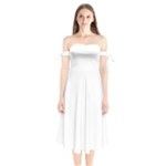 Untitled Design Shoulder Tie Bardot Midi Dress