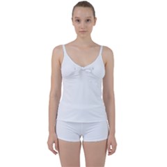 Tie Front Two Piece Tankini 