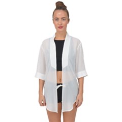 Open Front Chiffon Kimono 
