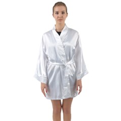 Long Sleeve Satin Kimono 