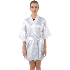 Half Sleeve Satin Kimono  